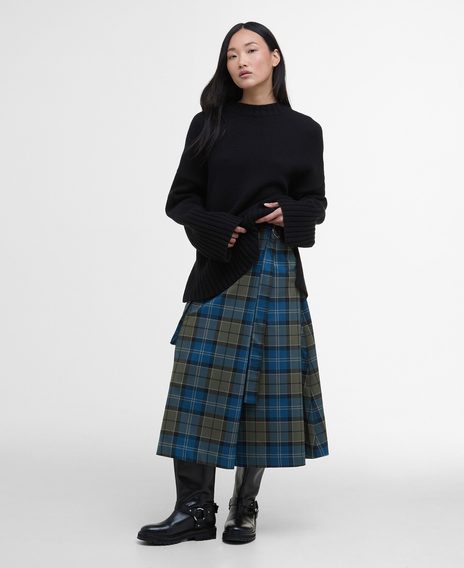 Barbour Wilma Tartan Maxi Skirt
