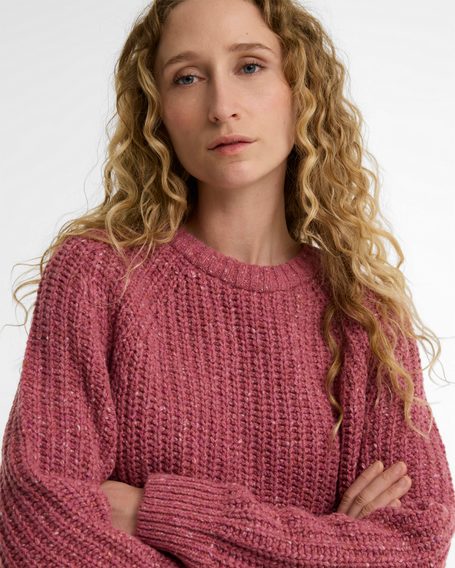 Barbour Alderney Crew Neck Fleck Jumper