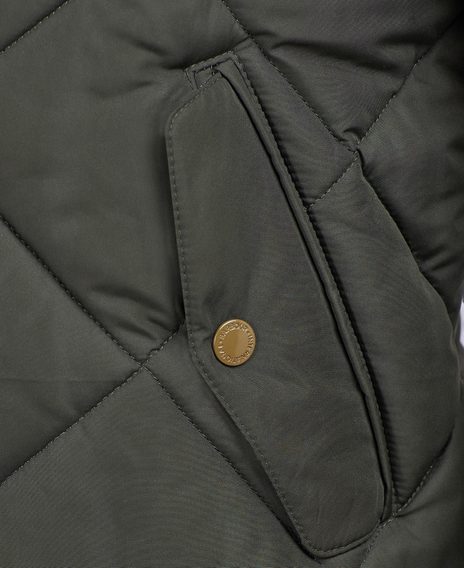 Barbour International Steve McQueen Quilted Merchant — Sage