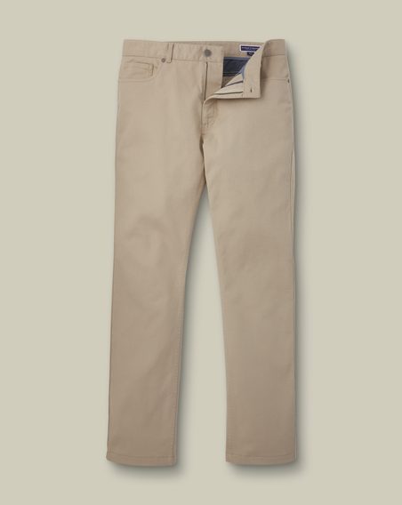 Charles Tyrwhitt 5 Pocket Jeans — Stone