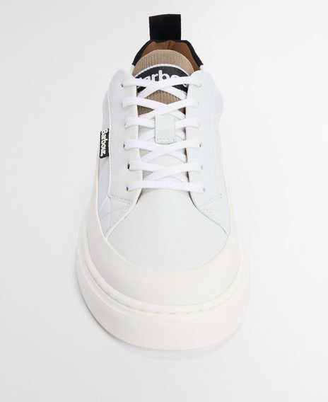 Barbour Stannington Trainers — White