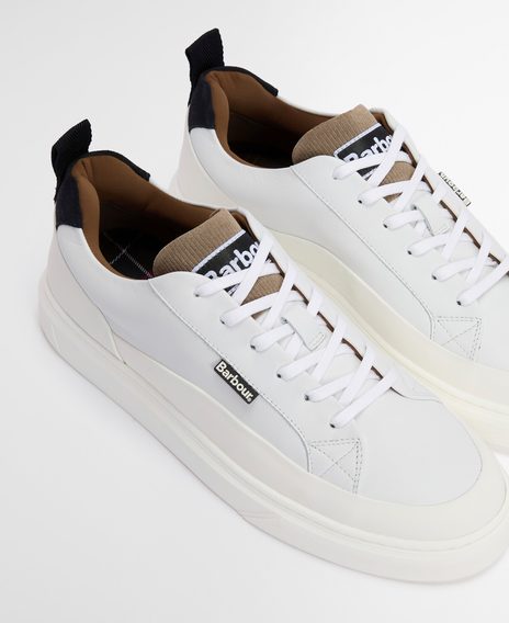 Barbour Stannington Trainers — White