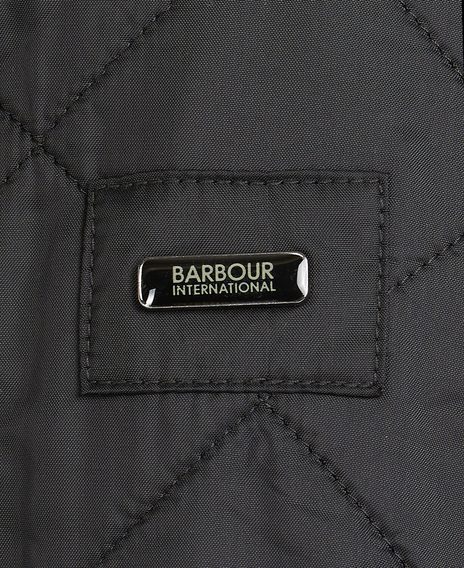 Barbour International Ariel Polarquilt Jacket — Black