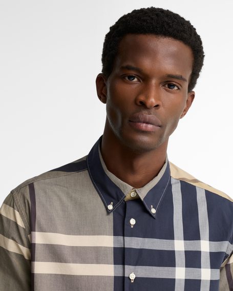Barbour Oversized Tartan Dunoon Tailored Shirt — Birchwood Dress Tartan