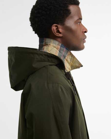 Barbour Lorig Waterproof Mac — Sage
