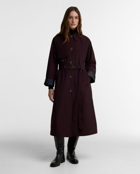Barbour Antonella Showerproof Trench Coat — Fig