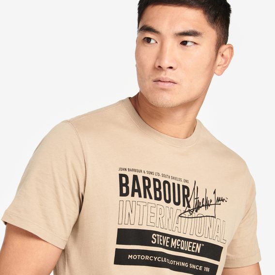 Bavlnené tričko Barbour International Barry Tee - Coriander