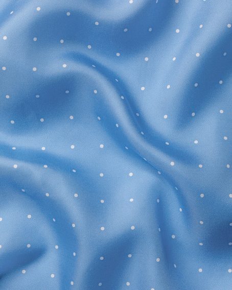 Charles Tyrwhitt Silk Spot Pocket Square — Sky Blue