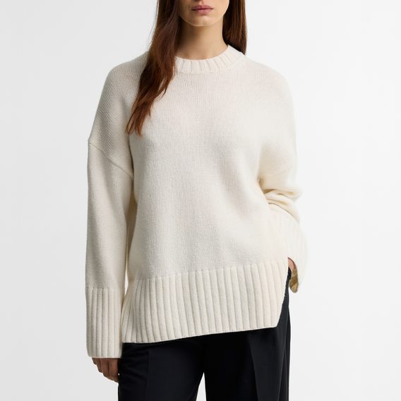 Barbour Gaia Knitted Jumper — White