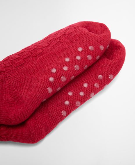 Barbour Cable Knit Lounge Socks