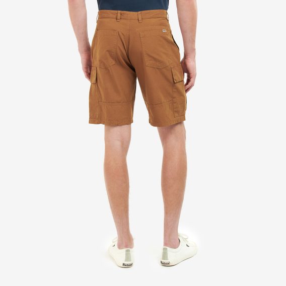 Odolné bavlnené kraťasy Barbour Essential Ripstop Shorts - Russet