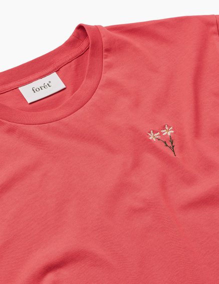 forét Posy T-Shirt — Vintage Red