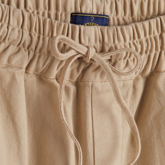 Portuguese Flannel Labura Twill Shorts — Beige