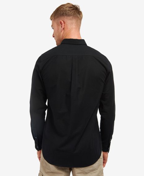 Barbour International Kinetic Tailored Shirt — Classic Black