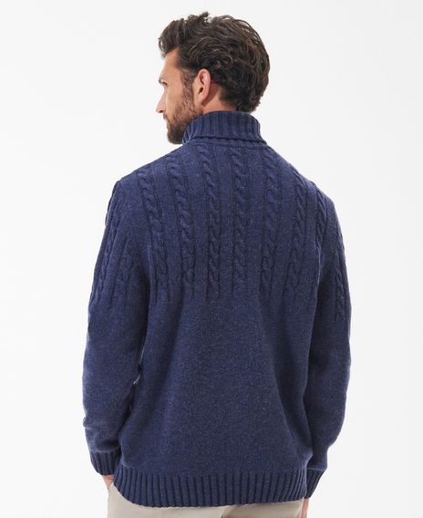 Barbour Duffle Knitted Jumper — Dark Denim