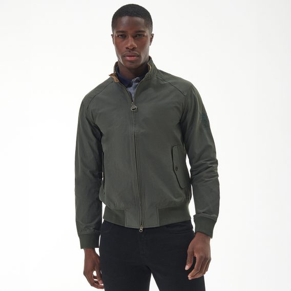 Barbour International Steve McQueen™ Rectifier Harrington Jacket — Sage