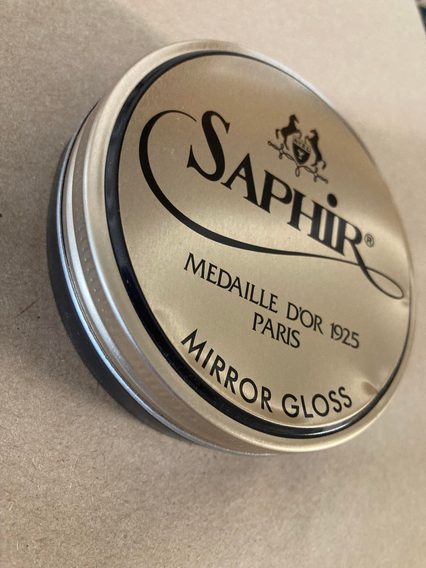 Bazár: Vosk pre zrkadlový lesk Saphir Medaille d'Or Mirror Gloss (75 ml) Dark Brown