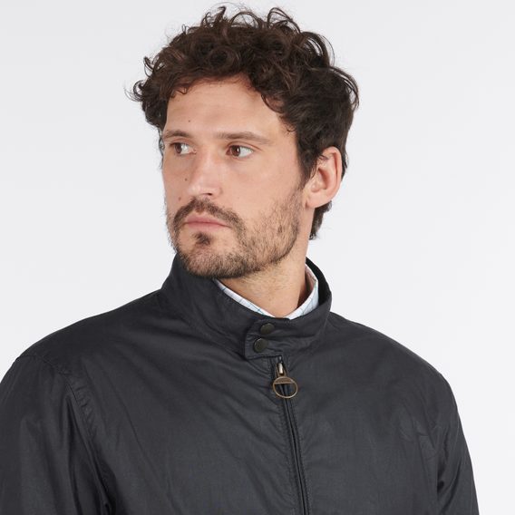 Barbour Lightweight Royston Waxed Jacket — Royal Navy