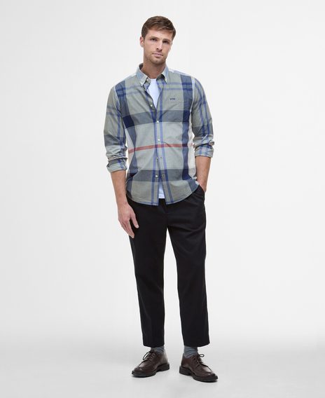 Barbour Harris Tailored Shirt — Bleached Pine Tartan