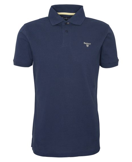 Barbour Lightweight Sports Polo Shirt — Navy