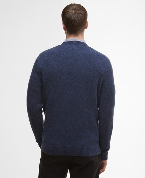 Barbour Covent Crew Neck Jumper — Navy Marl