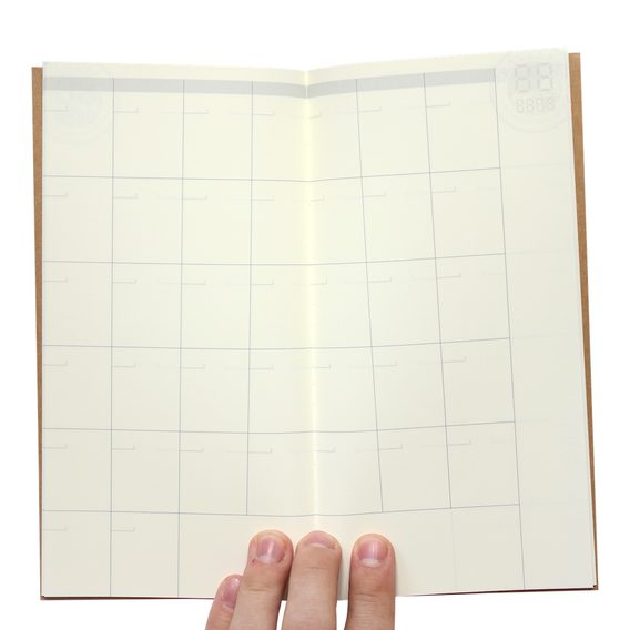 TRAVELER'S 017 — Free Diary (Monthly)