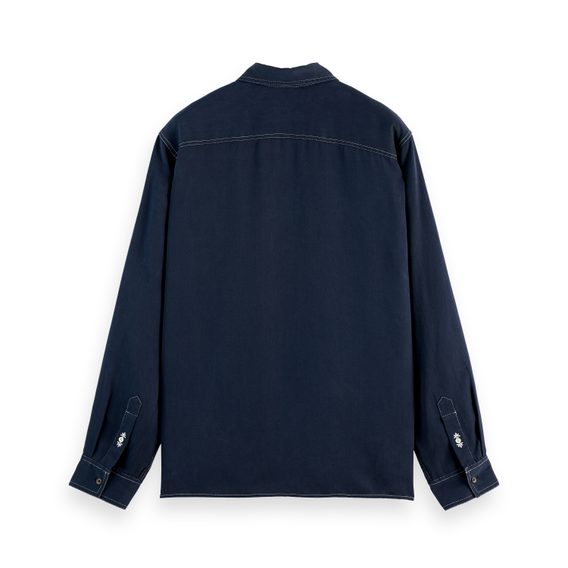 Scotch & Soda — Solid Tencel Shirt