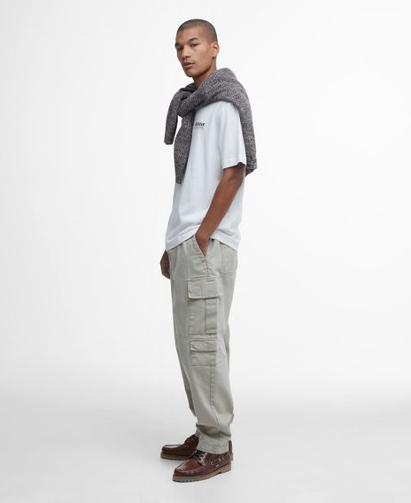 Barbour Thornley Relaxed Graphic T-Shirt — Whisper White