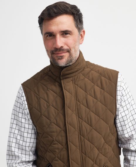 Barbour Shoveler Gilet — Washed Ochre