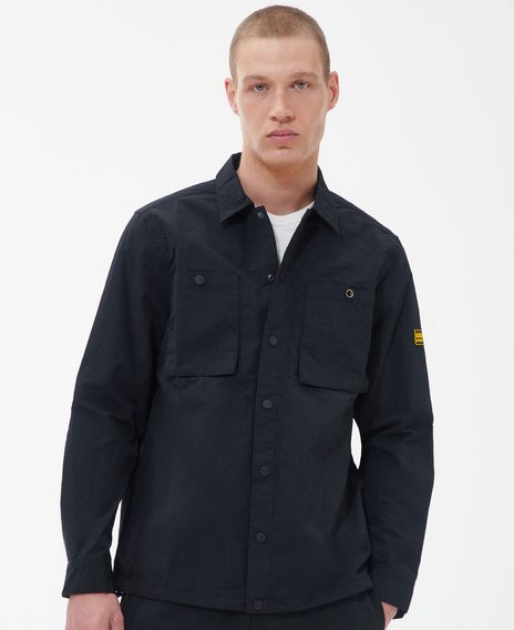 Barbour International Cadwell Overshirt — Classic Black