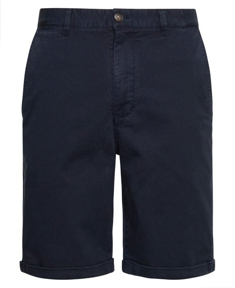 Barbour Washed Twill Chino Shorts — Dark Navy