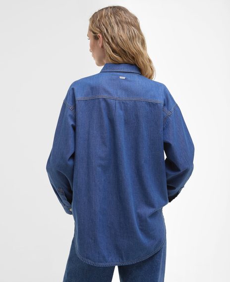 Barbour Woodrow Oversized Denim Shirt