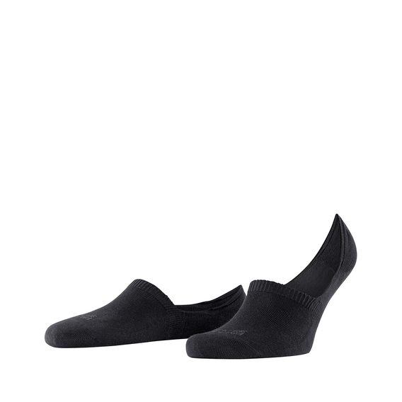 Falke Step High Cut Invisible Socks — Black