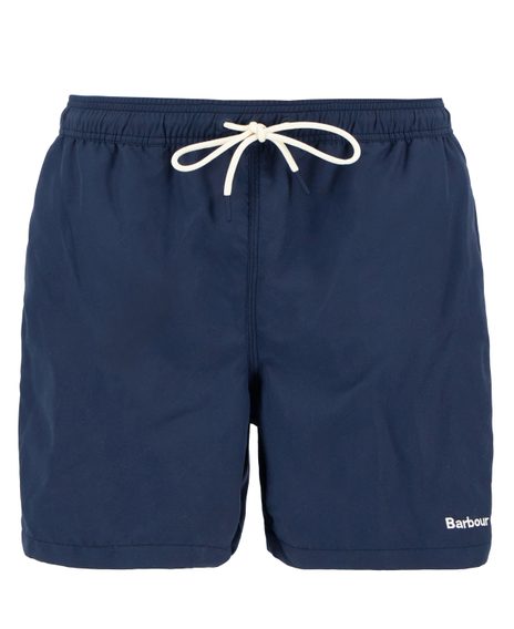 Barbour Staple Logo 7″ Swim Shorts — Navy