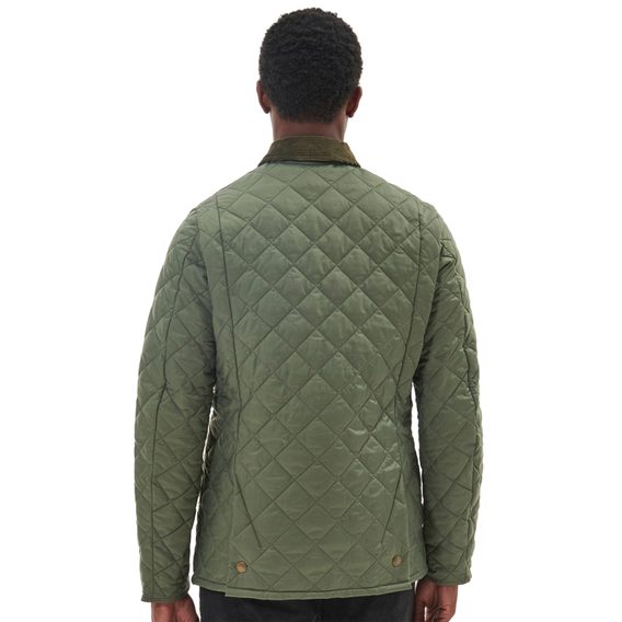 Barbour Heritage Liddesdale Quilted Jacket — Light Moss