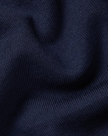 Charles Tyrwhitt Merino Crew Neck Jumper — Navy