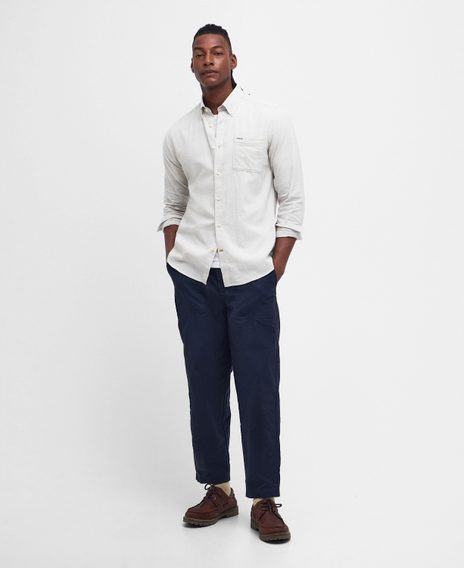 Barbour Nelson Tailored Shirt — Mist