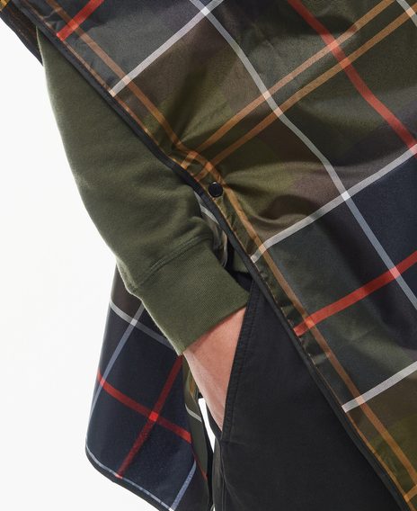 Barbour Tartan Showerproof Poncho