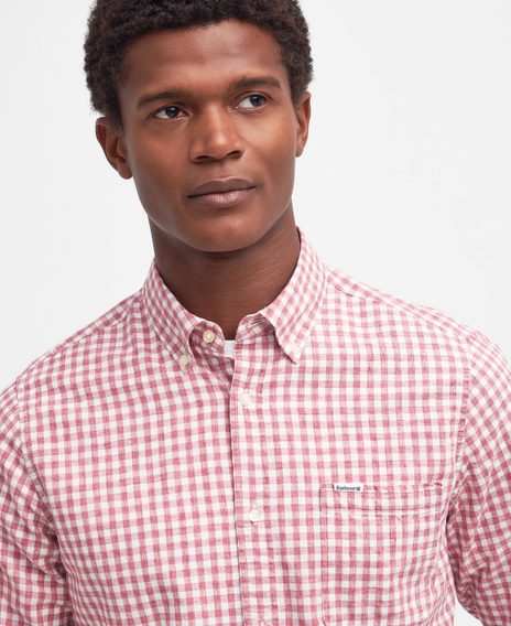 Barbour Kanehill Tailored Shirt — Classic Pink