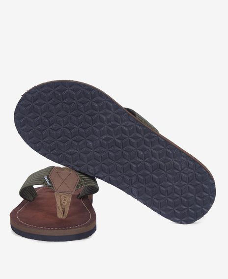Barbour Toeman Beach Sandal — Olive