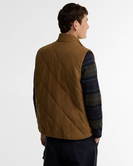 Barbour Corden Quilted Gilet — Beech
