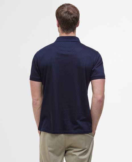 Barbour Sutton Tailored Fit Polo Shirt — Navy