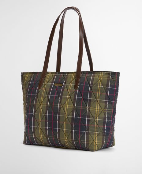 Barbour Wetherham Quilted Tartan Bag