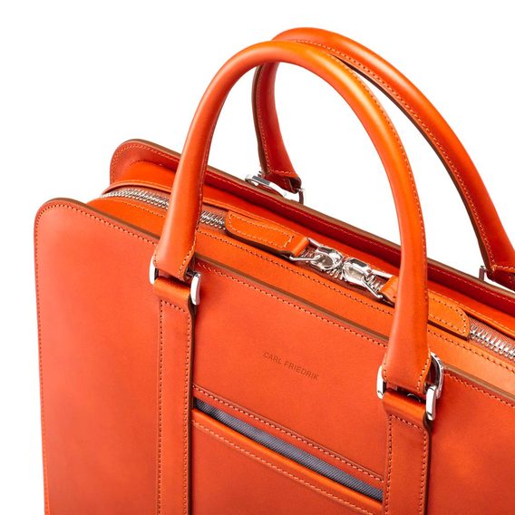 Bazár: Carl Friedrik — Palissy Briefcase (Cognac, Smooth Leather)