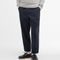 Barbour Cotton Linen Relaxed Trousers — Navy