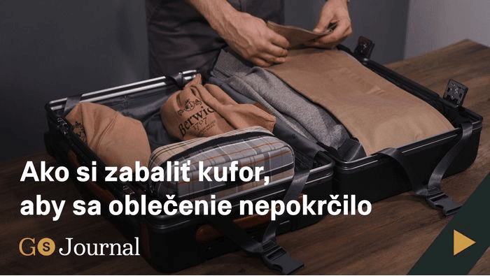 Ako si zabaliť kufor, aby sa oblečenie nepokrčilo