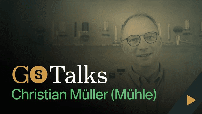 GS Talks #7 - Christian Müller: O budovaní rodinnej firmy a klasickom holení v modernej dobe