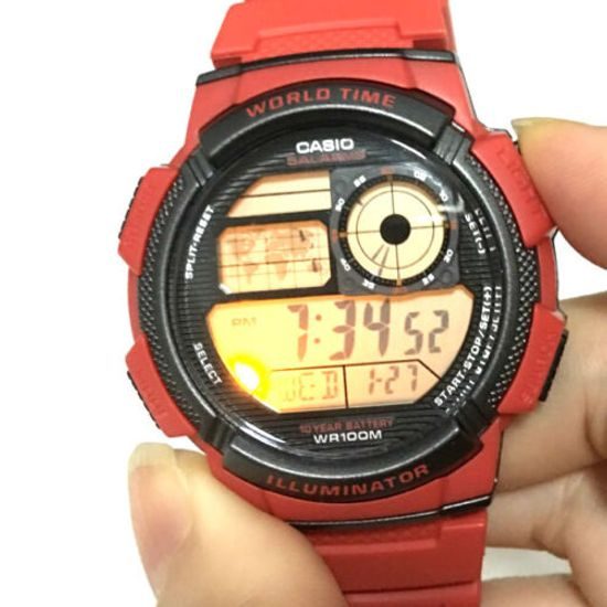 casio ae 1000w orange