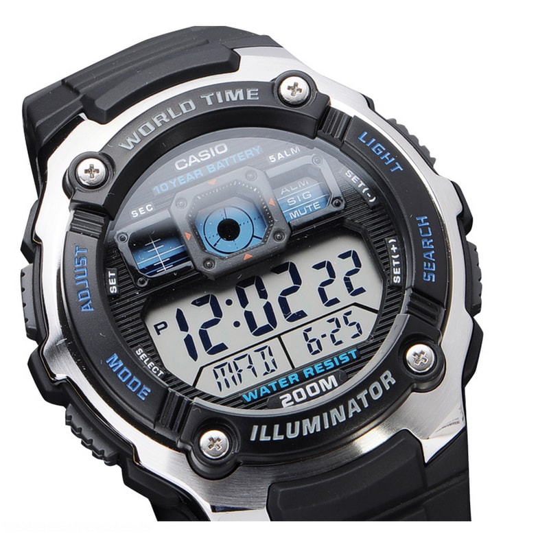 casio world time countdown timer