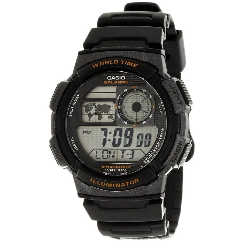 casio world time countdown timer
